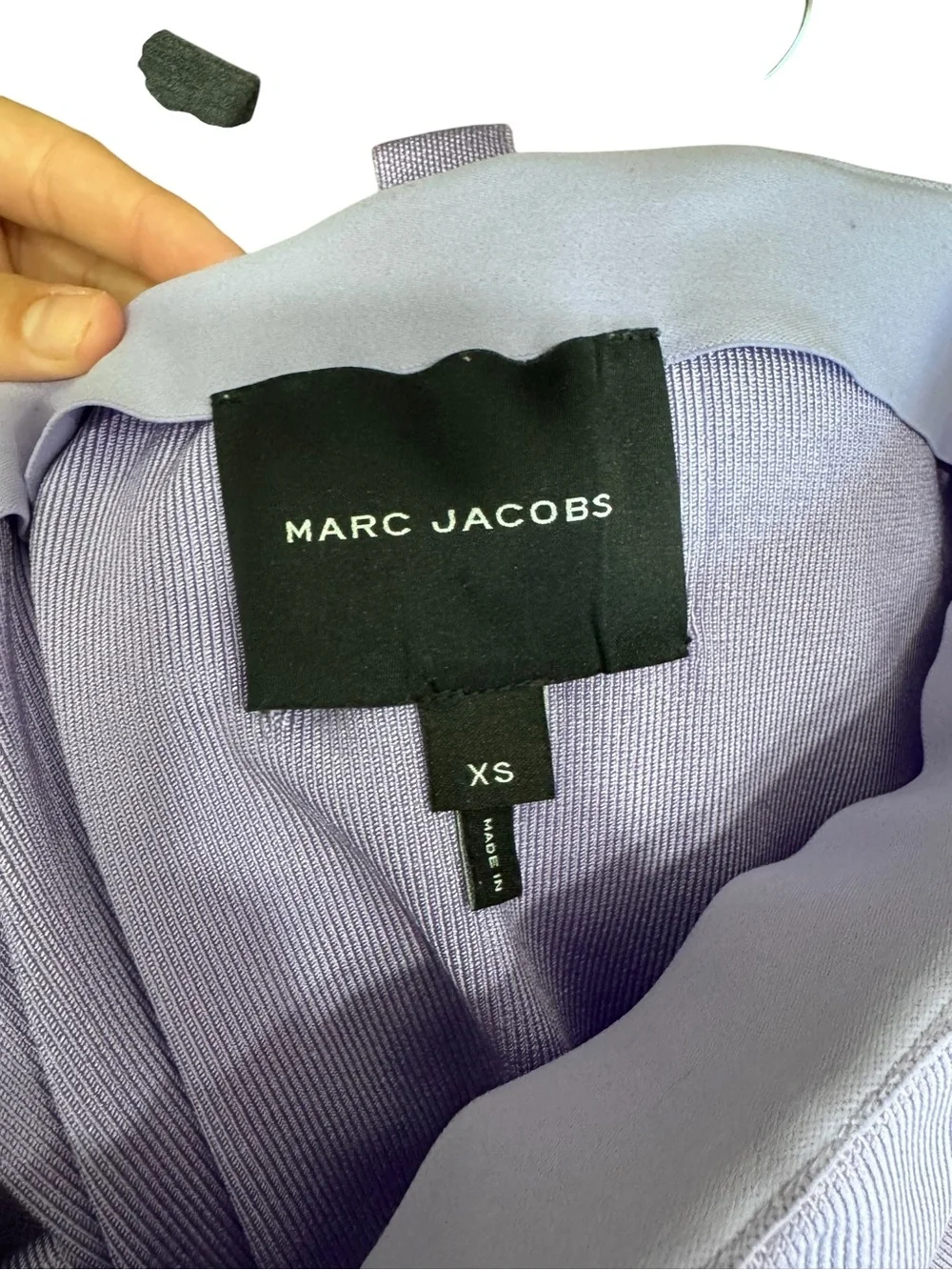 Marc Jacobs Lavender purple Logo Knit Tube Midi Skirt sz XS
